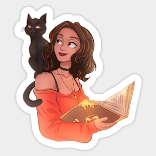 Sabrina's cat Sticker